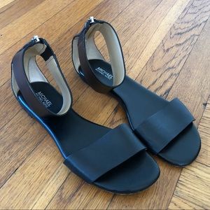 Michael kors black sandals